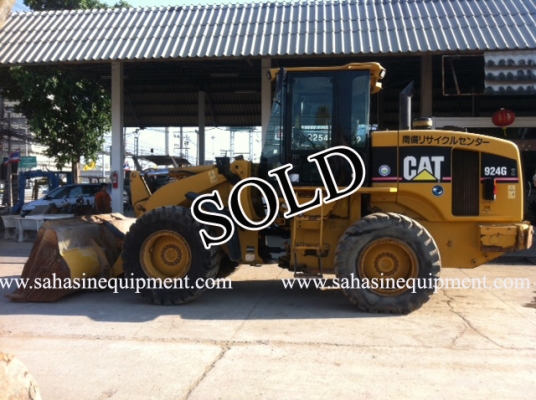 รถตัก CAT 924G บจก.สหสินอีควิปเม้นท์ โทร.081-5851880, 02-5168100-1 www.sahasinequipment.com