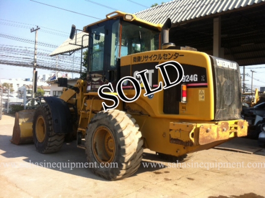รถตัก CAT 924G บจก.สหสินอีควิปเม้นท์ โทร.081-5851880, 02-5168100-1 www.sahasinequipment.com