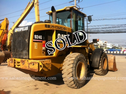 รถตัก CAT 924G บจก.สหสินอีควิปเม้นท์ โทร.081-5851880, 02-5168100-1 www.sahasinequipment.com