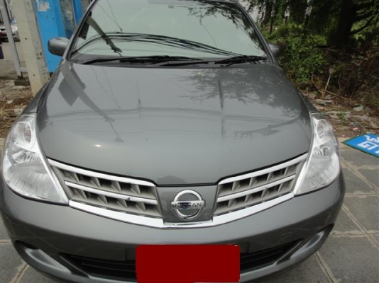 ขาย 2010 NISSAN TIIDA LATIO 1.6 AT สีเทา-ดำ ติดแก๊ส LPG หัวฉีด มือหนึ่ง สวย ประหยัดไมล์ 3 หมื่นโล จัดแนนซ์ได้เต็ม