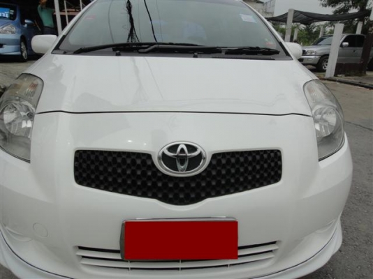 ขาย 2009 TOYOTA YARIS 1.5J AUTO ไมล์ 8 หมื่น สีขาว สวย สภาพดี ใช้งานต่อได้ทันที