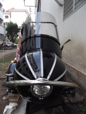 ขายพ่วง CoZy Sidecar นำเข้า สำหรับพ่วงข้างรถ Vespa PX ซีรีย์ หรือ stella ผลิตจากเหล็กทั้งคัน นำเข้าทั้งคันจากนอก