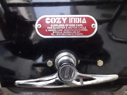 ขายพ่วง CoZy Sidecar นำเข้า สำหรับพ่วงข้างรถ Vespa PX ซีรีย์ หรือ stella ผลิตจากเหล็กทั้งคัน นำเข้าทั้งคันจากนอก