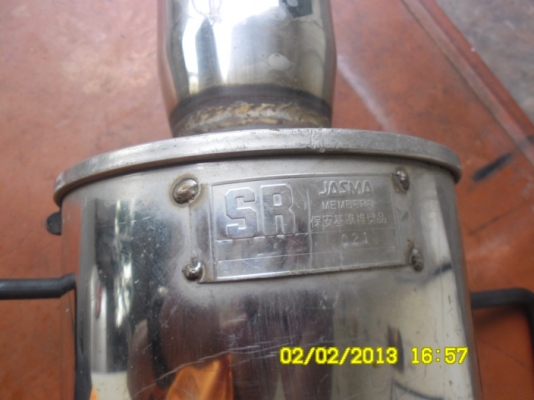 ขายท่อญี่ปุ่น ยีห้อ blitz  sr   jasma   สแตนเลส