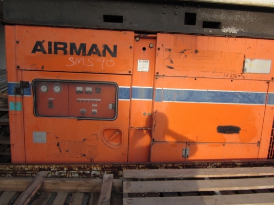 ขาย-เครื่องปั๊มลม AIRMAN แบบ AIR SCREW: 90 PS ไฟ 380 V: 3 เฟส 4 สาย