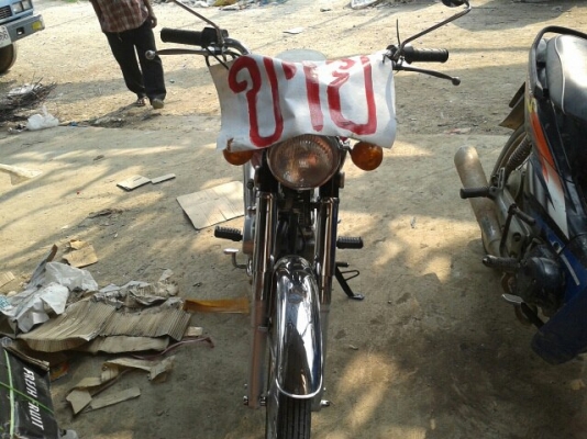 honda cg110 ทำสีไว้ ไม่มีเวลาขับ