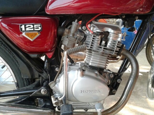 honda cg110 ทำสีไว้ ไม่มีเวลาขับ