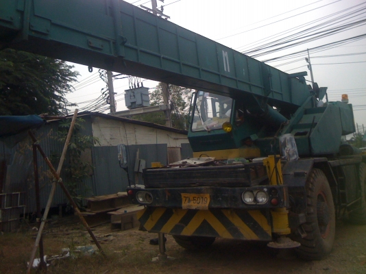 ขายรถเครน 4 ล้อ 20 ตัน KATO  20 H ปั๊ม 3 ตอน  ขาตรง เอกสารเล่มทะเบียน