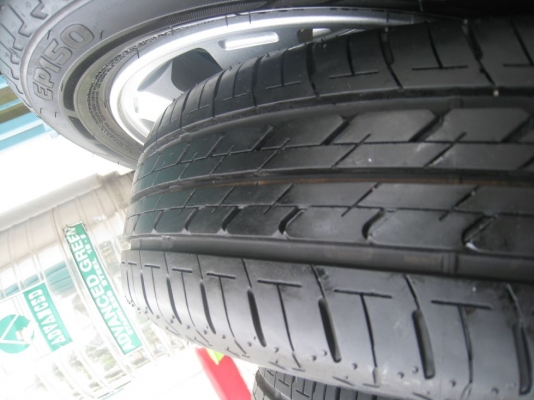 ขายล้อแม็กเดิม Mitsubishi mirage 14"x4.5" 4รู 100 et46 +ยางปี12 (081-3747940)