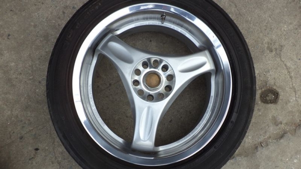 ขายแม็กซ์พร้อมยาง Work Racing ขอบ17 นิ้ว JAPAN 5 รู 114.3 แท้ ทั้งยางทั้งแม็กซ์