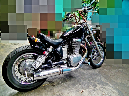 Suzuki savage650 bobber old school