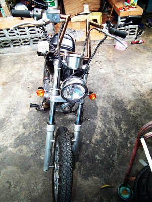 Suzuki savage650 bobber old school