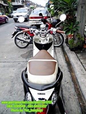 สวย..เท่..ราคาถูกๆ กับ YAMAHA FINO สี ขาว-ดำ ลาย Classic รุ่น TOP ราคา 25,500 เท่านั้น
