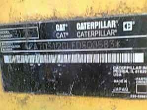 รถแบคโฮ  CAT   312C   รถทำงาน 13200 ซม.  สนใจติดต่อ 081 - 6079515