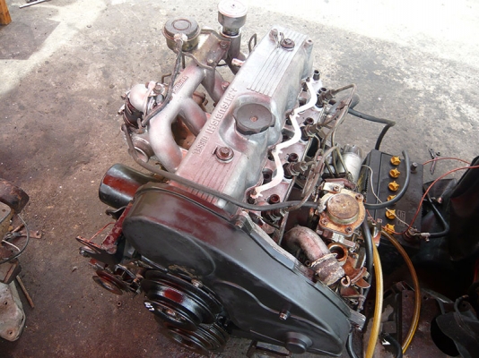 ขายเครื่องยนต์ดีเซลเทอร์โบ mitsu 4d56 t