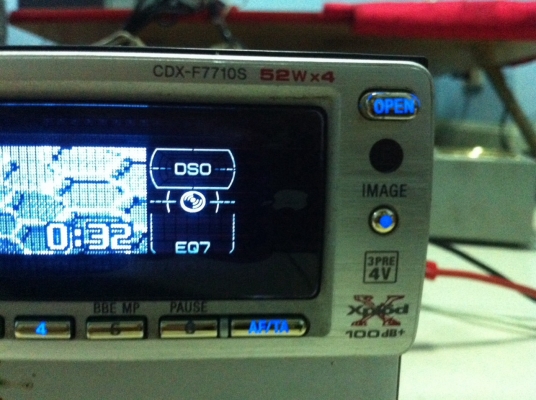 Sony CDX-F7710S 4V 3ปรีเอ้า MP3 CD FMไทย AUX มือ2 สภาพสวย