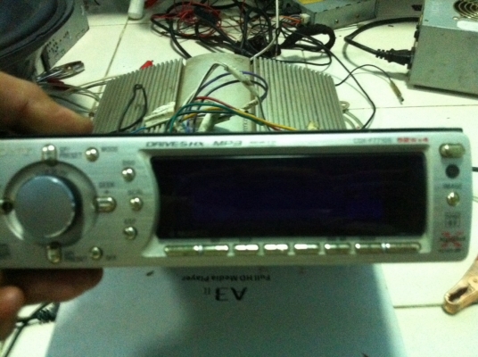 Sony CDX-F7710S 4V 3ปรีเอ้า MP3 CD FMไทย AUX มือ2 สภาพสวย