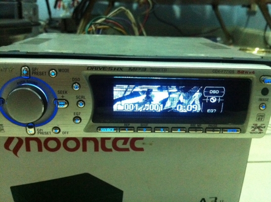 Sony CDX-F7710S 4V 3ปรีเอ้า MP3 CD FMไทย AUX มือ2 สภาพสวย