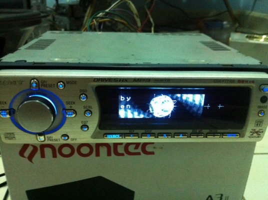 Sony CDX-F7710S 4V 3ปรีเอ้า MP3 CD FMไทย AUX มือ2 สภาพสวย