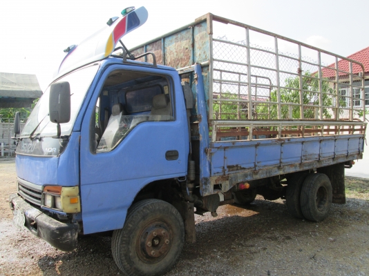 ISUZU-NQR66LX5T-71.เครื่อง4HF1.ยาว4,30เมตรครัชซีสวย.หลังF.หัวเก๋งต้องเก็บสี.ราคา340,000.