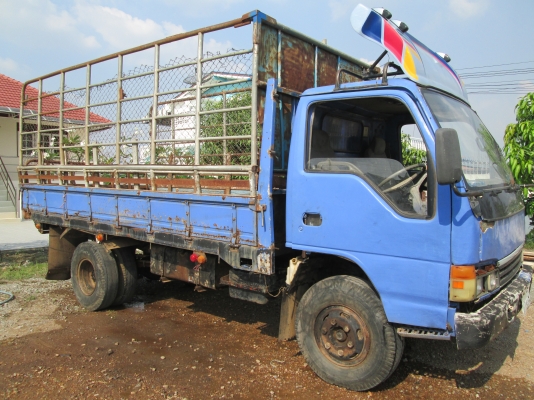 ISUZU-NQR66LX5T-71.เครื่อง4HF1.ยาว4,30เมตรครัชซีสวย.หลังF.หัวเก๋งต้องเก็บสี.ราคา340,000.