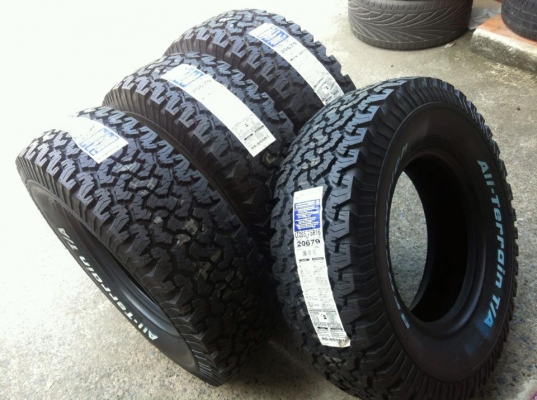 ยางใหม่BF Goodrich All-terrain 265 70 r16/265 75 r16/31 10.5 r15