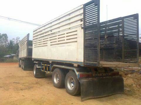ขายรถบรรทุก 22 ล้อพ่วงแม่ลูกดัมพ์ HINO MEGA 320 แรงม้าปี 2548 ลูกพ่วง 3 เพลา ราคา 2000000