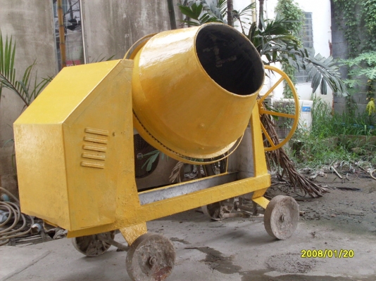 โม่ปูน พร้อมมอเตอร์ ใช้ครั้งเดียว