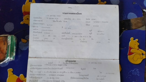 คันชี รถบัส nissun พร้อมเล่มทะเบียน เอกสารพร้อมโอน