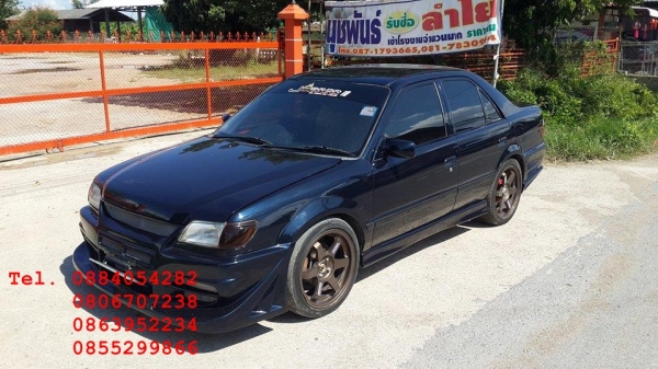 ขาย Toyota Soluna ปี 40 สีน้ำเงิน ชุดแต่งรอบคัน ราคา 88,000 บาท +++++++++