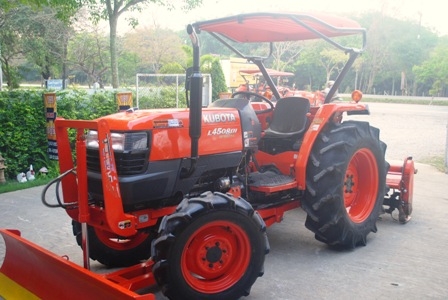 ขายรถไถKubota L4508DI สเปเชียล(4WD) พร้อมใบมีดหน้า และโรตารีช้าง