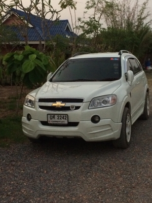 เชฟโรเรจ Captiva ปี 2010(กันยายน) 2.0 LSX (ดีเซล) สีขาวมุก ประกันภัย ชั้น 1 (กรุงเทพประกันภัย) ชุดแต่งรอบคัน  TV รถส่วนตัว ใช้เอง สภาพดีมาก  ขาย 599,000 บาท 089-929-9779