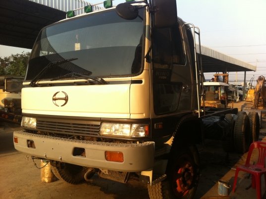 HINO 3M เครื่อง P11C Turbo เกียร์ Eton 2 เพลา หัวลากคัสซี ทะเบียนพร้อม