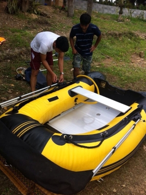 ขายเรือยาง 270 พร้อมเครื่อง hondex 9.8 hp