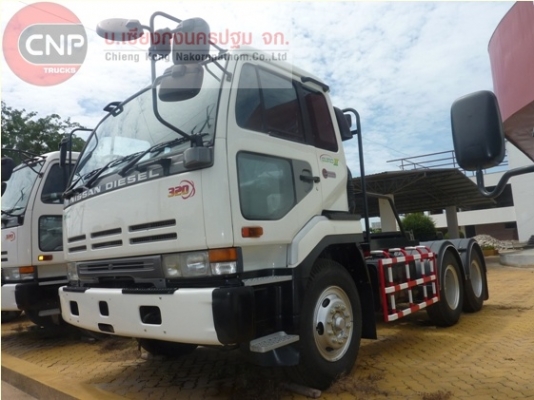 ขายรถสภาพสวยพร้อมใช้งาน NISSAN UD  หัวลาก  10 ล้อ  เครื่อง 320 HP 6 สูบ