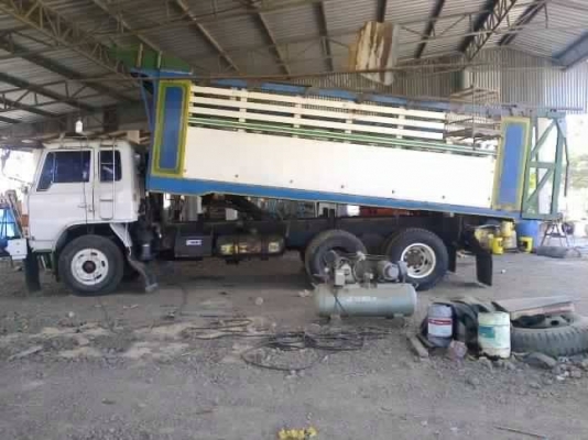 ฮีโน่ FM 177. 2 เพราดั้ม.ยาง 80 \% สโลกลาง หัวเดิมแอร์หนาว !  รถมือเดียว สภาพพร้อมใช้