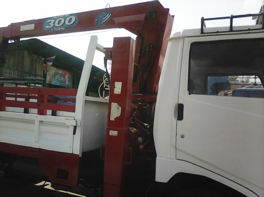 หกล้อ HINO FB112ติดเครน3ตันNUIC-V-TURBOปั้ม5ตันแรงเร็ว สภาพเยียมทั้งรถและเครน ทะเบียนพร้อมโอน