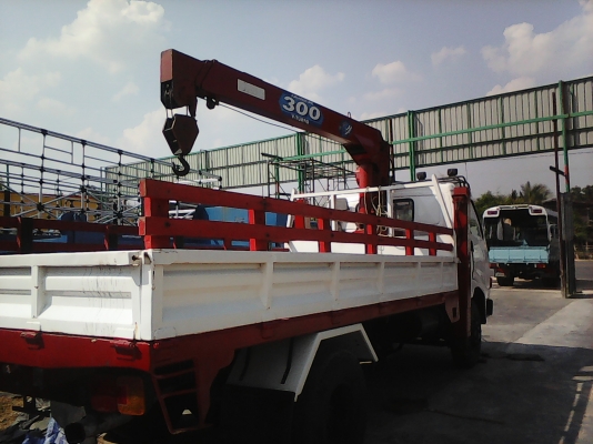 หกล้อ HINO FB112ติดเครน3ตันNUIC-V-TURBOปั้ม5ตันแรงเร็ว สภาพเยียมทั้งรถและเครน ทะเบียนพร้อมโอน