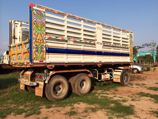 ขายดาวน์ หางพ่วงดั้มพ์สามเพลา พร้อมใช้งาน