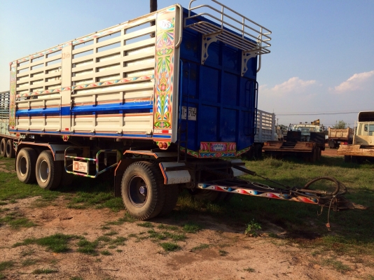 ขายดาวน์ หางพ่วงดั้มพ์สามเพลา พร้อมใช้งาน