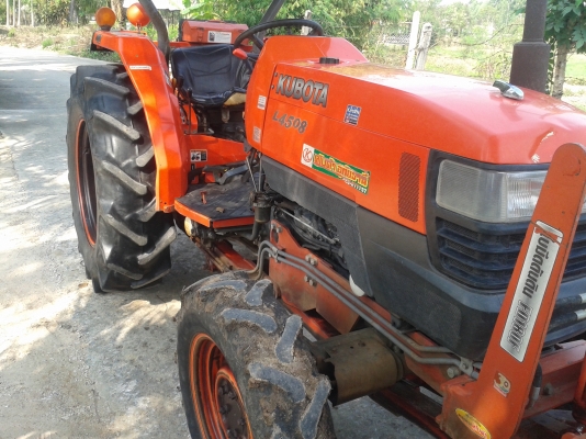 คูโบต้าL4508ใบมีดผานและโรตารีอุปกรณ์3อย่างไปเลยครับพร้อมเล่มทะเบียน285000บาทครับ
