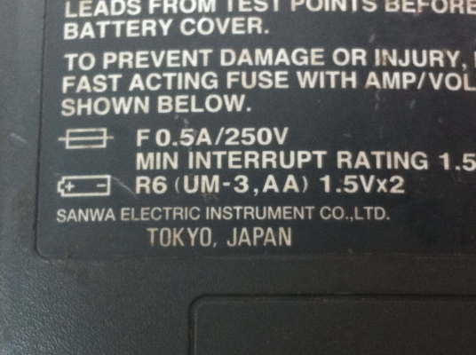 มัลติมอเตอร์ SANWA รุ่น CD800 a วัดได้ทุกอย่างวัดแรงดัน กระแส ความต้านทาน อื่นๆ