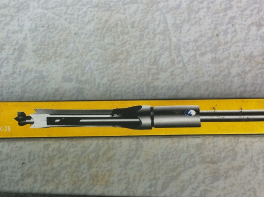 ดอกสว่านเจาะไม้ให้เป็นสีเหลี่ยม ขนาด 7/16  มม. งานออกมาสวยไม่ต้องใช้สิ่วมาตอก (มีแค่ 12 อัน )