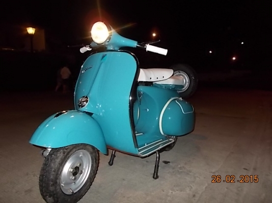 เอเซียเวสป้า---->>จัดส่งรถvespa 64 3 คัน ให้คุณเป๊ก สุโขทัย คุณอั๋น ขอนแก่น และคุณต้นแม่สอด เรียบร้อย23-26/02/2558