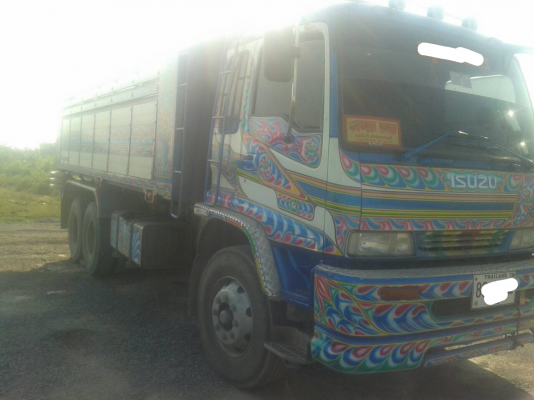 ขายรถบรรทุก 22 ล้อพ่วงแม่ลูกดัมพ์ ISUZU DECA 270 แรงม้าปี 2547 ลูกพ่วง 3 เพลาแท้ ราคา 1850000