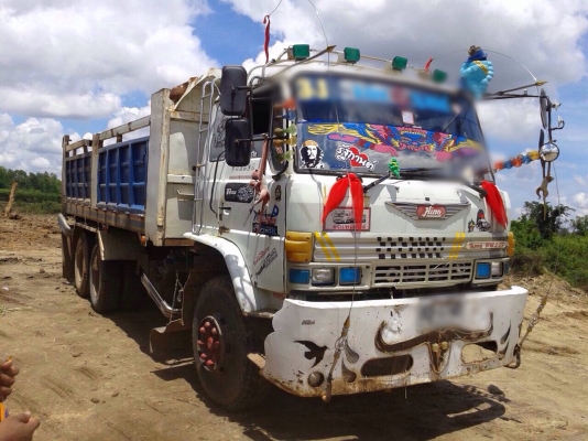 ขายรถบรรทุกสิบล้อดัมพ์ HINO SUMO 227 เครื่องเดิม 220 แรง 2 เพลา ทะเบียนพร้อม