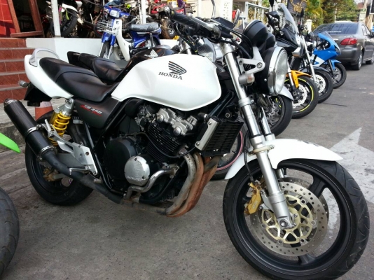 ขาย   HONDA CB400 เทค1 เอกสารอินวอย์+สรรพสามิตรแท้ เครื่องเยียม บิดจมไมล์