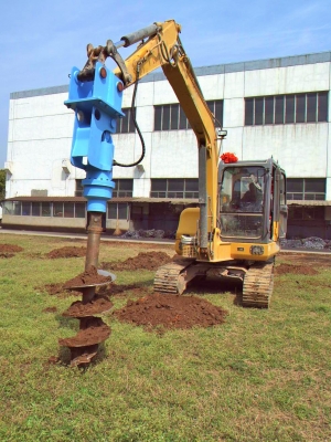 มอเตอร์สว่านเจาะดิน "WIN"