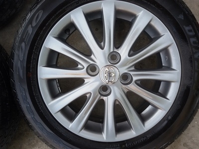 ขายล้อแม็กTOYOTA VIOS12 ก้าน(สีกัล)ยาง ปี13 4 ล้อ ขายล้อแม็กTOYOTA VIOS12 ก้าน(สีกัล)ยาง ปี13 4 ล้อ