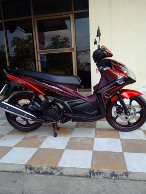 Yamaha Nouvo Sx ปี 2556 (ล้อแม็กซ์แท้) ตัวท๊อป สีดำแดง รถสวยมากๆ เท่ห์มีสไตล์ รุ่นใหม่ล่าสุด Yamaha Nouvo Sx ปี 2556 (ล้อแม็กซ์แท้) ตัวท๊อป สีดำแดง รถสวยมากๆ เท่ห์มีสไตล์ รุ่นใหม่ล่าสุด